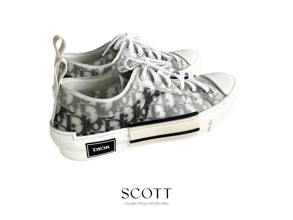 Giày thể thao Dior sau khi phục hồi tại SCOTT - Vệ sinh giày Dior cao cấp