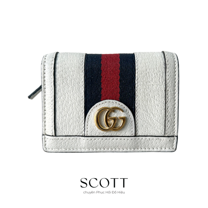 Ví Gucci da thật mặt trước sau khi phục hồi màu – SCOTT phục hồi đồ hiệu cao cấp.