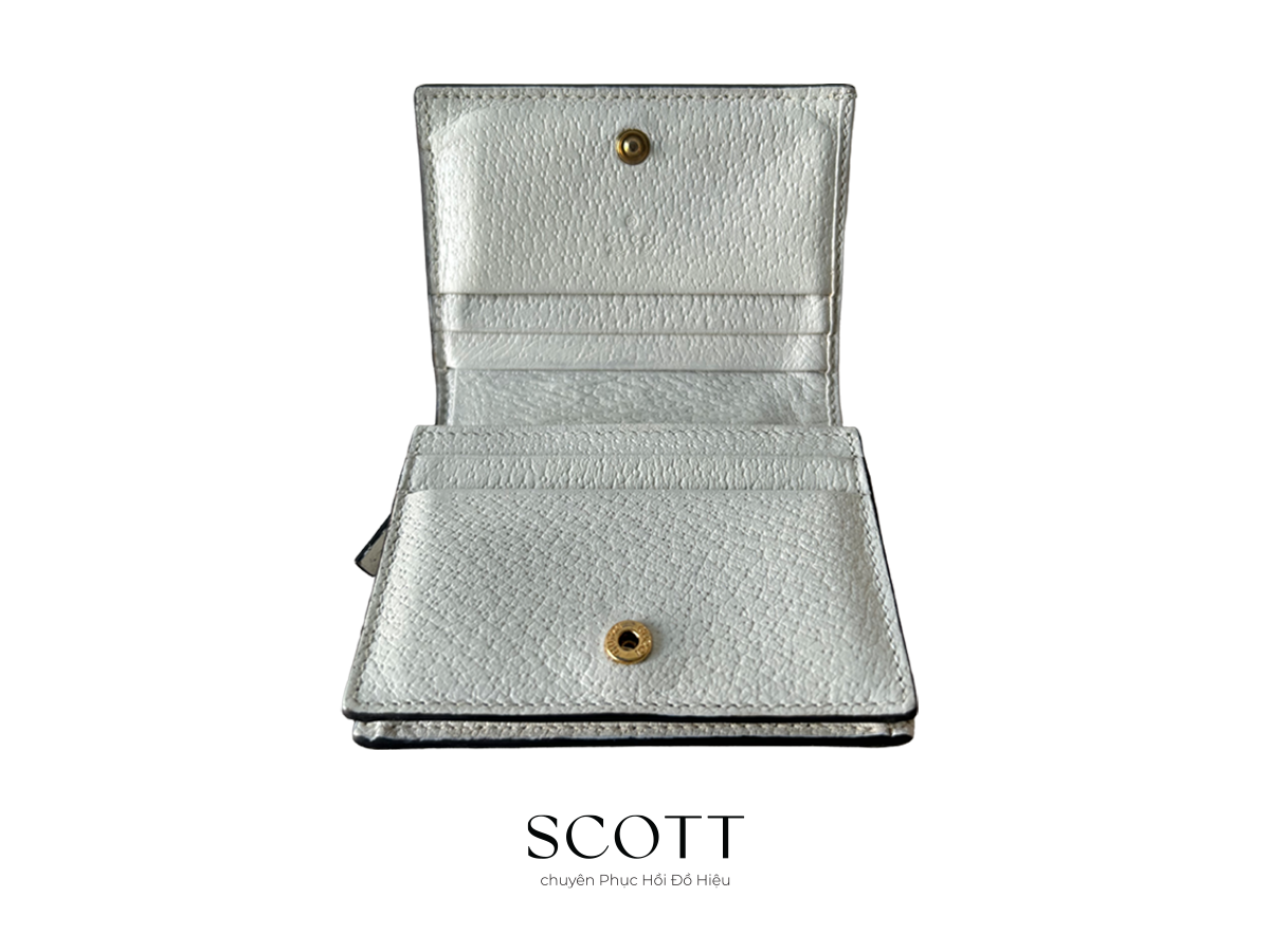 Ví Gucci sau khi phục hồi màu – da mềm mịn, đều màu và sáng bóng – SCOTT Phục Hồi Đồ Hiệu